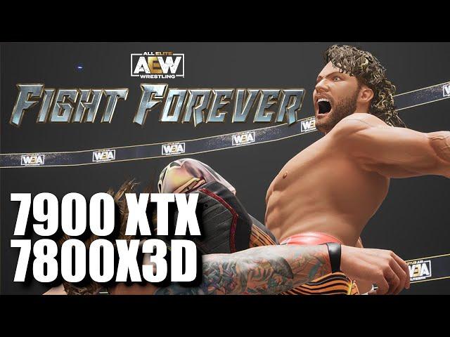 AEW Fight Forever - HIGHEST Settings - 7800X3D 7900XTX - 1440