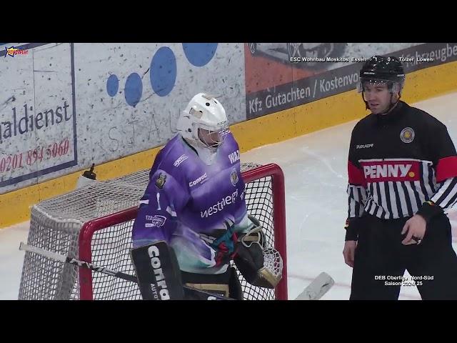 2025 03 07 DEB Oberliga Playoffs 2024 25 AF SP3 ESC W Moskitos Essen Tölzer Löwen