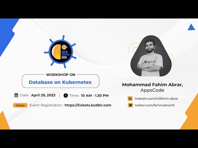 Database on Kubernetes Workshop | Mohammad Fahim Abrar