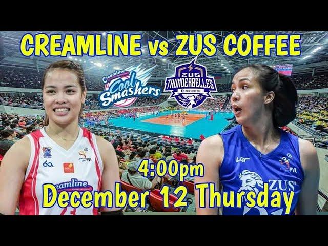 CREAMLINE vs ZUS COFFEE I LIVE SCOREBOARD PLAY-BY-PLAY & PLAYERS STATISTICS.