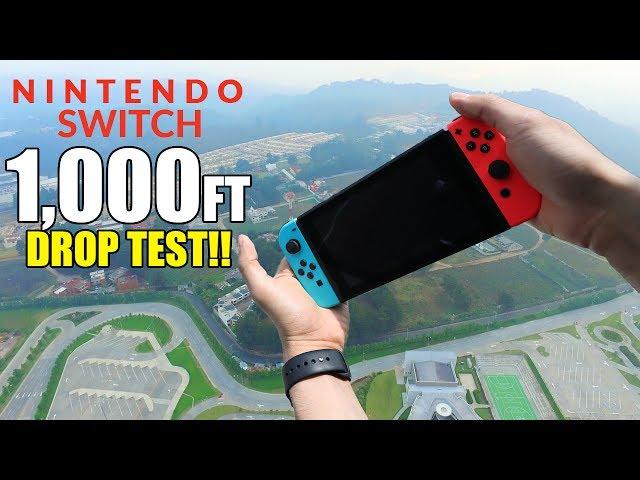 Nintendo Switch Drop Test from 1000 Feet!! | Durability REVIEW