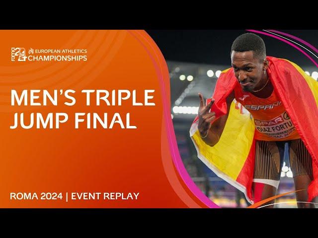 Greatest men's triple jump final EVER?  Full event replay | Roma 2024