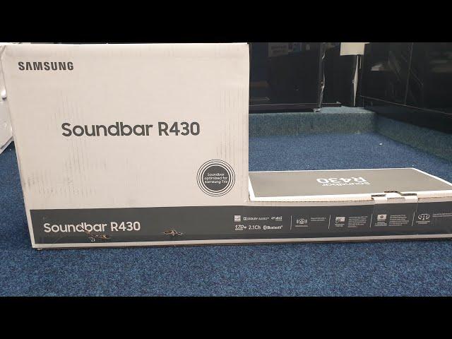 Samsung R430 / R450 Soundbar Unboxing and Setup