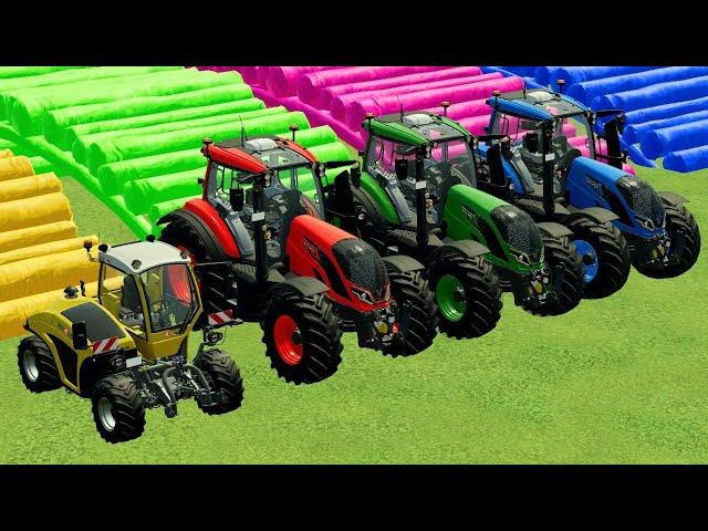 TRANSPORTING JOHN DEERE COLORED TRACTORS!! - FS22, FARMING SIMULATOR 22, fs 22, fs22, FARM GAME