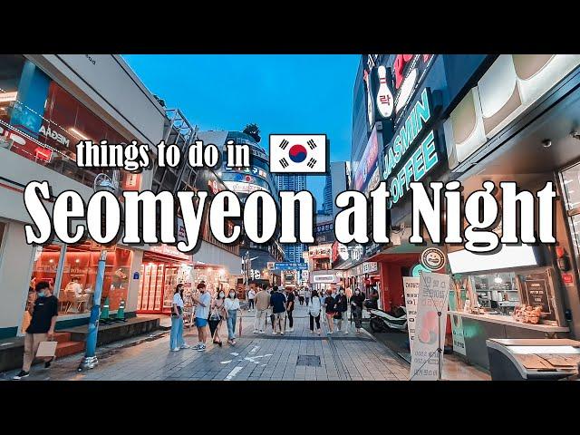 BUSAN FUN ACTIVITIES AT NIGHT | SEOMYEON IN 3 MINUTES (서면 부산) | VLOG KOREA