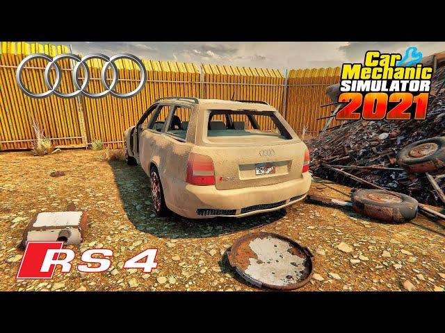 Audi RS4 Avant restoration - Car Mechanic Simulator 2021