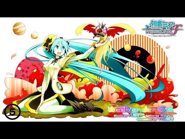 Hatsune Miku: Project DIVA F (PS3) [RPCS3] Walkthrough Part 5 - Weekender Girl (NORMAL) [60 FPS]