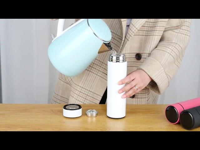 Smart Stainless Steel Vacuum Water Bottle