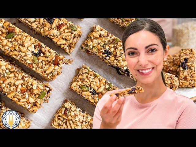 Puffed Rice Granola Bars (Perfect For On The Go!)