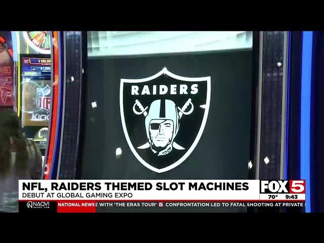 NFL-themed slot machines debut at Global Gaming Expo in Las Vegas