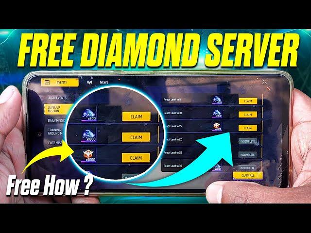 I Try To Find Free Diamond Server In Free Fire