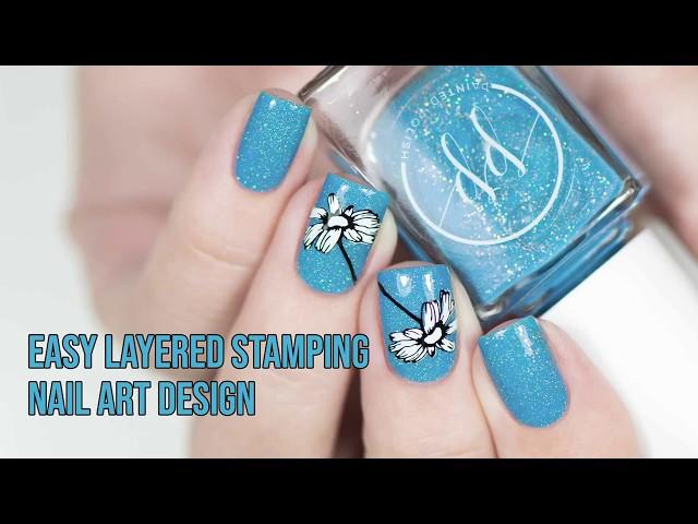 Easy Layered Stamping Nail Art