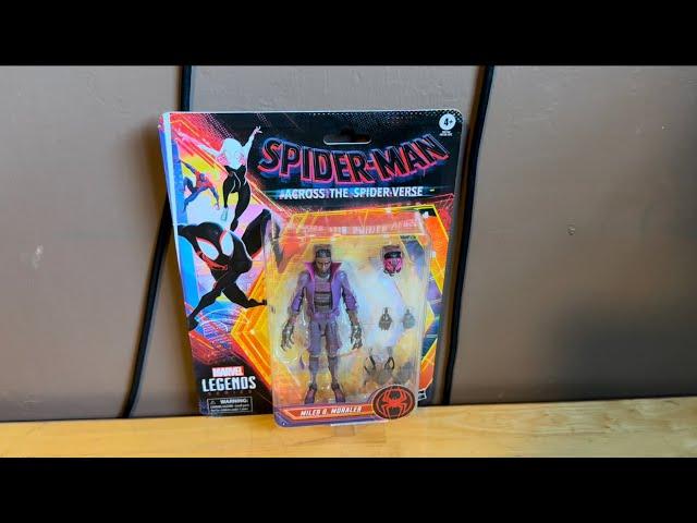 New Marvel Legends Spider-Man Across The Spider Verse Miles G Morales Action Figure Review