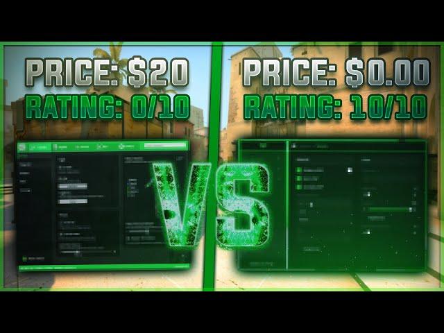 Best FREE CHEAT vs Worst PAID CHEAT ft. Practicap