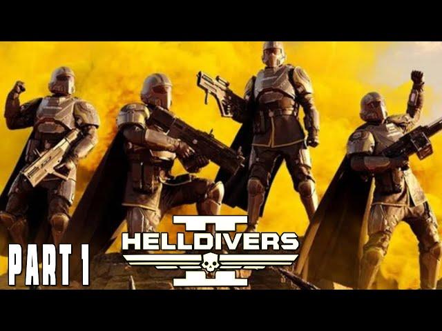 Helldivers 2 PS5 Gameplay Deutsch Part 1 - Neuer Shooter von Sony !