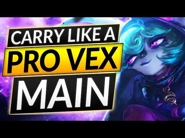 The FULL GUIDE to VEX - Tricks, Matchups, Laning, Builds and Tips - LoL ADC Guide