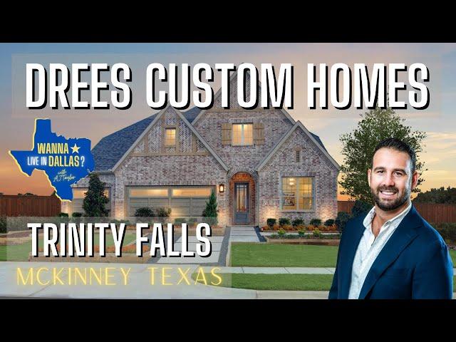 TRINITY FALLS HOME TOUR 2023 | DREES CUSTOM HOMES | MCKINNEY TEXAS REAL ESTATE | NORTH DALLAS SUBURB