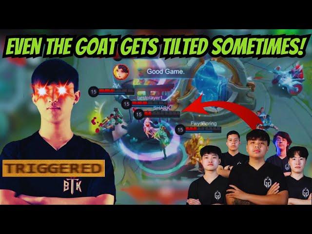 The Goat Mielow Gets Tilted In a Rank Game Between BTK and Gaimin Gladiators!