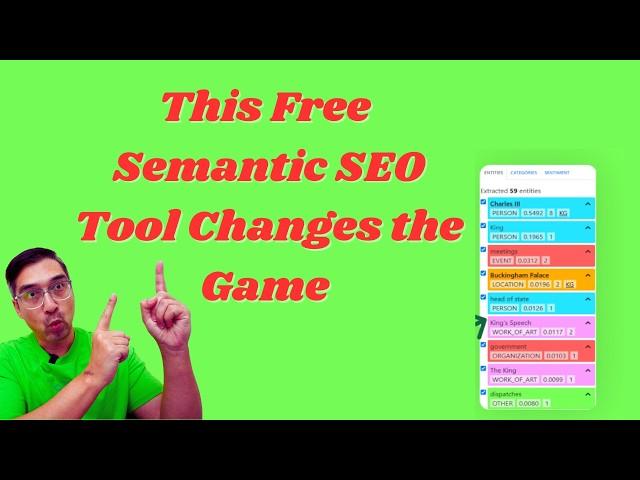 This Free Semantic SEO Tool Uses Google NLP API For Quick Entity Analysis, and Sentiment Analysis