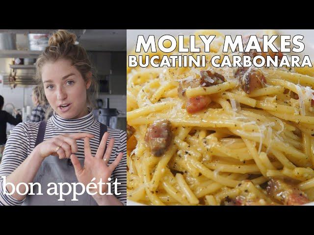 Molly Makes BA's Best Bucatini Carbonara | From the Test Kitchen | Bon Appétit