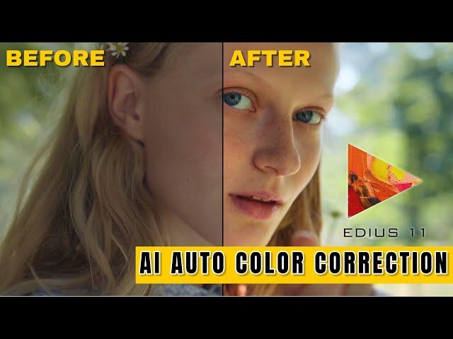 Ai Auto Color Correction in EDIUS 11 Pro | Tech Nestology