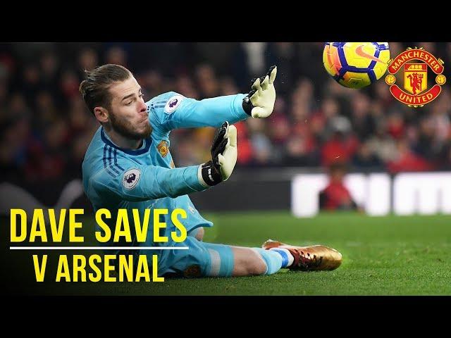 David de Gea v Arsenal (2017) | Dave Saves | Manchester United