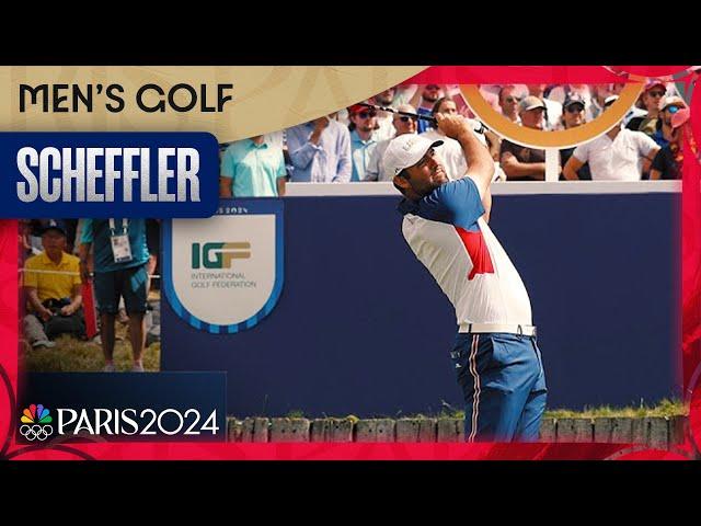 Scottie Scheffler GOES OFF in final round to snatch gold medal | Paris Olympics | NBC Sports