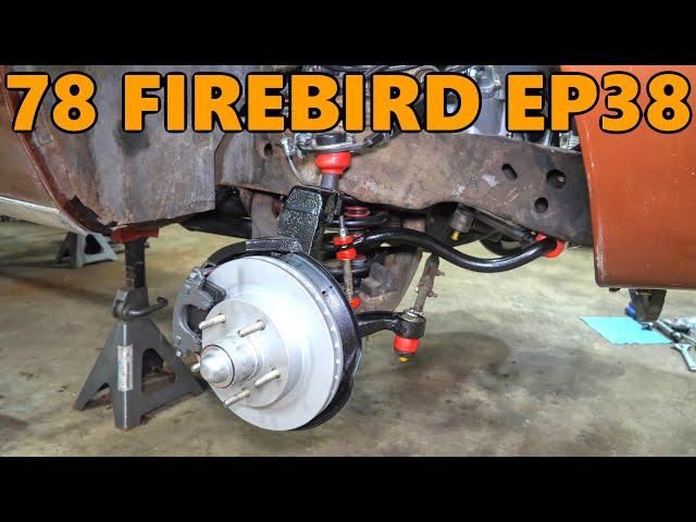 Finishing the Front Suspension Lift with Spacers, Tires, and Brakes (78 Firebird Ep.38)