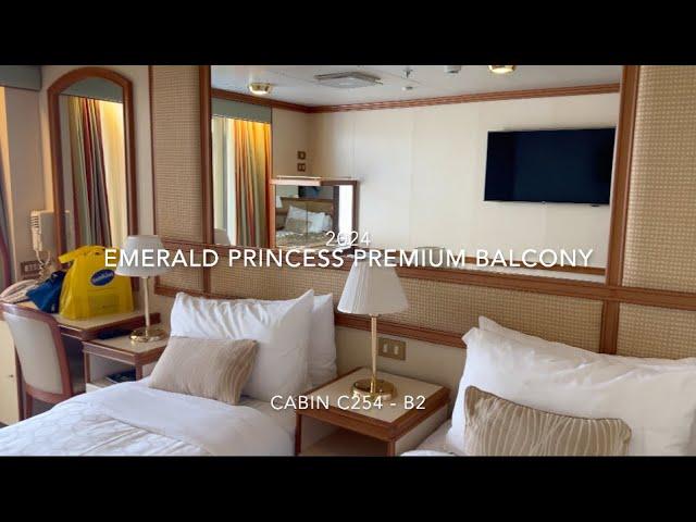 Quick Look - Emerald Princess - Premium Balcony C254 B2 - 2024