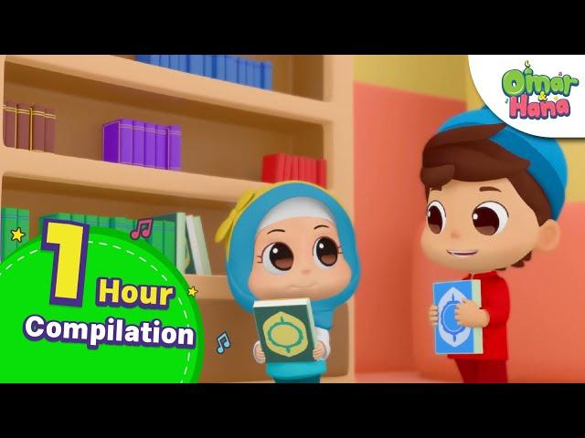 Islamic Series & Songs For Kids | Omar & Hana English | 1 Hour Compilation