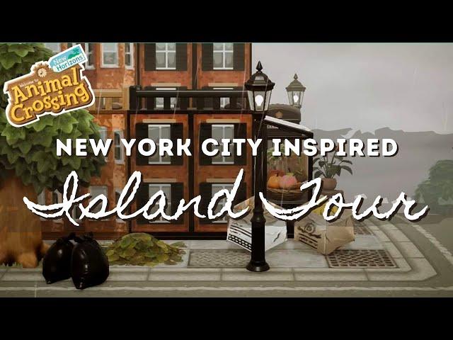 NEW YORK CITY INSPIRED ISLAND TOUR | Animal Crossing New Horizons