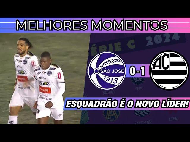 ESQUADRÃO É FATAL! SÃO JOSÉ 0 X 1 ATLETIC | GOL E MELHORES MOMENTOS | SÉRIE C 2024