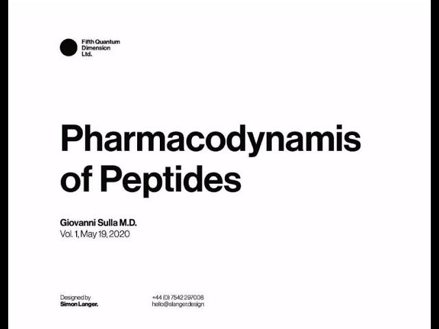 PHARMACODYNAMICS OF PEPTIDE PRODUCTS IN THERAPY