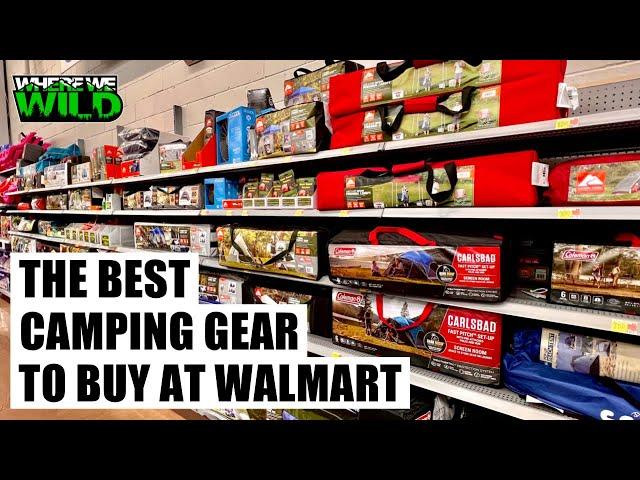 THE BEST CAMPING GEAR TO BUY AT WALMART