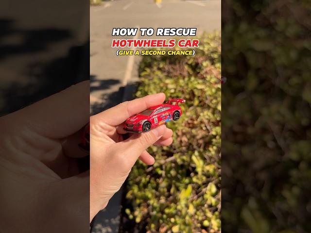 HOW TO RESCUE HOTWHEELS CAR #hotwheels #rescue #cadillac #diy #howto