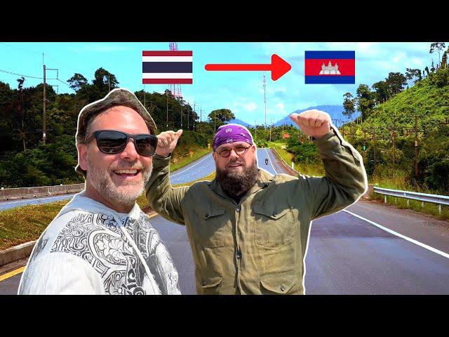 We Rode Motorbikes From BANGKOK to CAMBODIA (Thailand's Longest Road!)