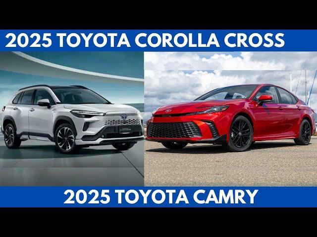 2025 Toyota Corolla Cross Vs. 2025 Toyota Camry are the Sibling Comparison