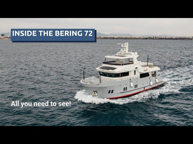 Bering 72 boat tour: what is inside and beyond