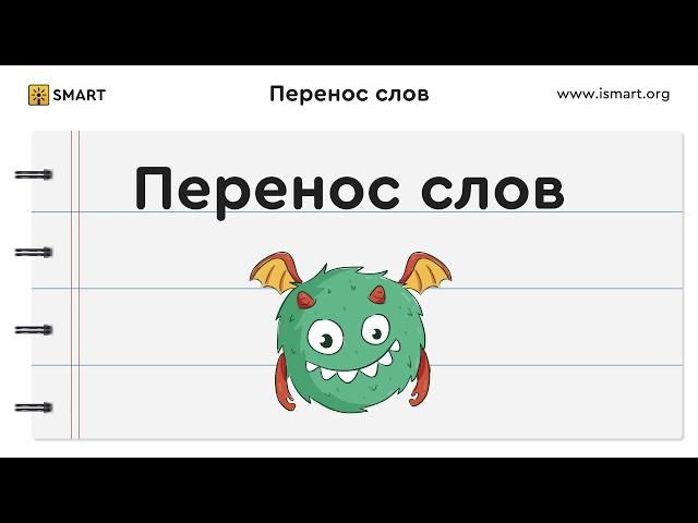 Русский язык 1 класс. Перенос слов - часть 1. Видеоуроки