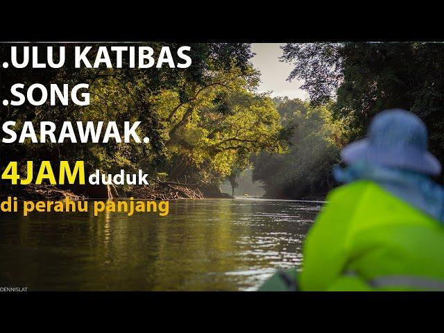 Jelajah Sungai di Pedalaman Borneo Sarawak/Rumah panjang Dayak(iban)4K