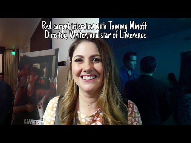 Red carpet interview with Tammy Minoff Director, Writer, and star of Limerence.