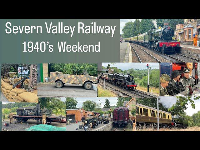 Severn Valley Railway 40’s Weekend 30-06-24 #severnvalleyrailway