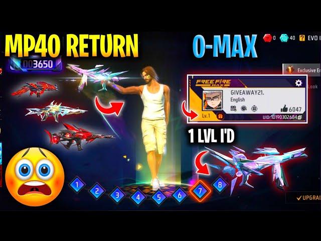 New Evo Vault Chromasonic Mp40 Return  | All Evo Gun Fully Upgraded 0-Max 