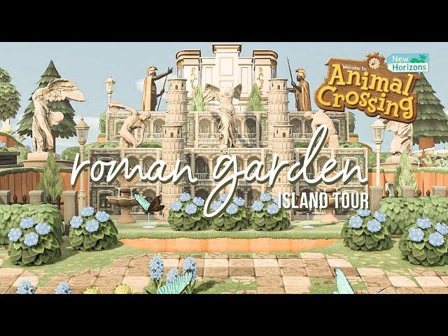 Insane Roman Garden Inspired Island Dream Tour // Animal Crossing New Horizons