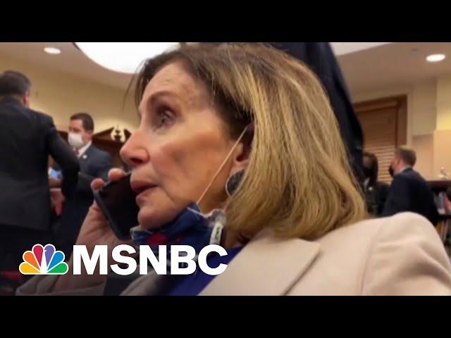 Videos Show Nancy Pelosi's Reaction During The January 6 Capitol Riot