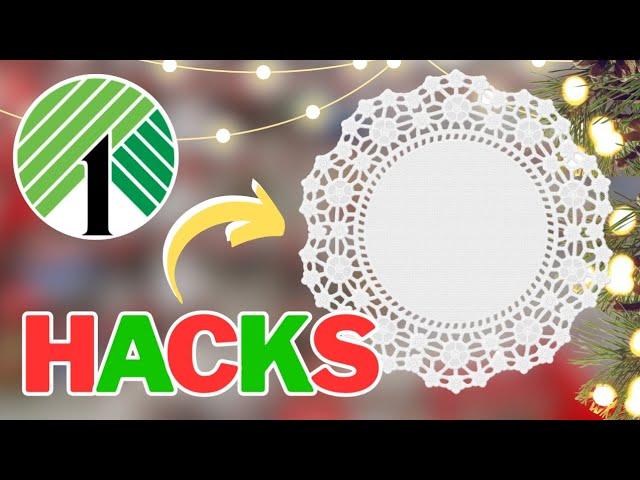 GENIUS  Dollar Tree DIY Crafts Using Doilies | Christmas DIY Crafts