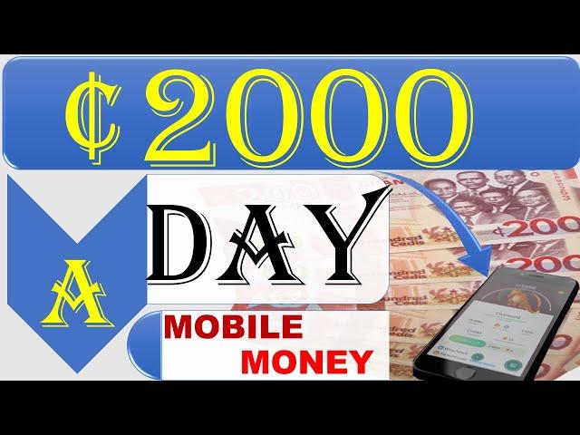 Make ¢2000 a Day, online jobs in ghana that pay through mobile money