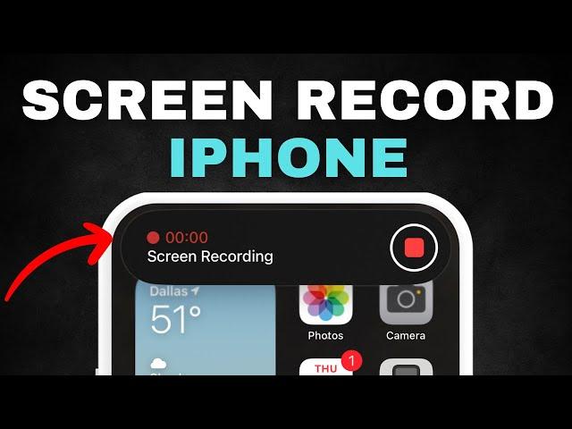 How to Screen Record on an iPhone (iPhone 16 and Below)