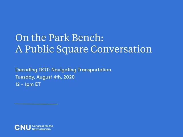 On the Park Bench – Decoding DOT