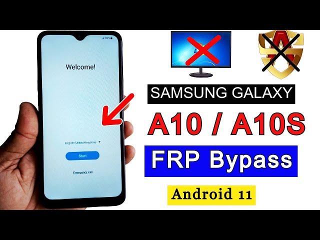 Samsung A10S FRP Bypass 2023 Android 11 | SM-A107F/DS Reset Google Account | FRP Unlock Without PC